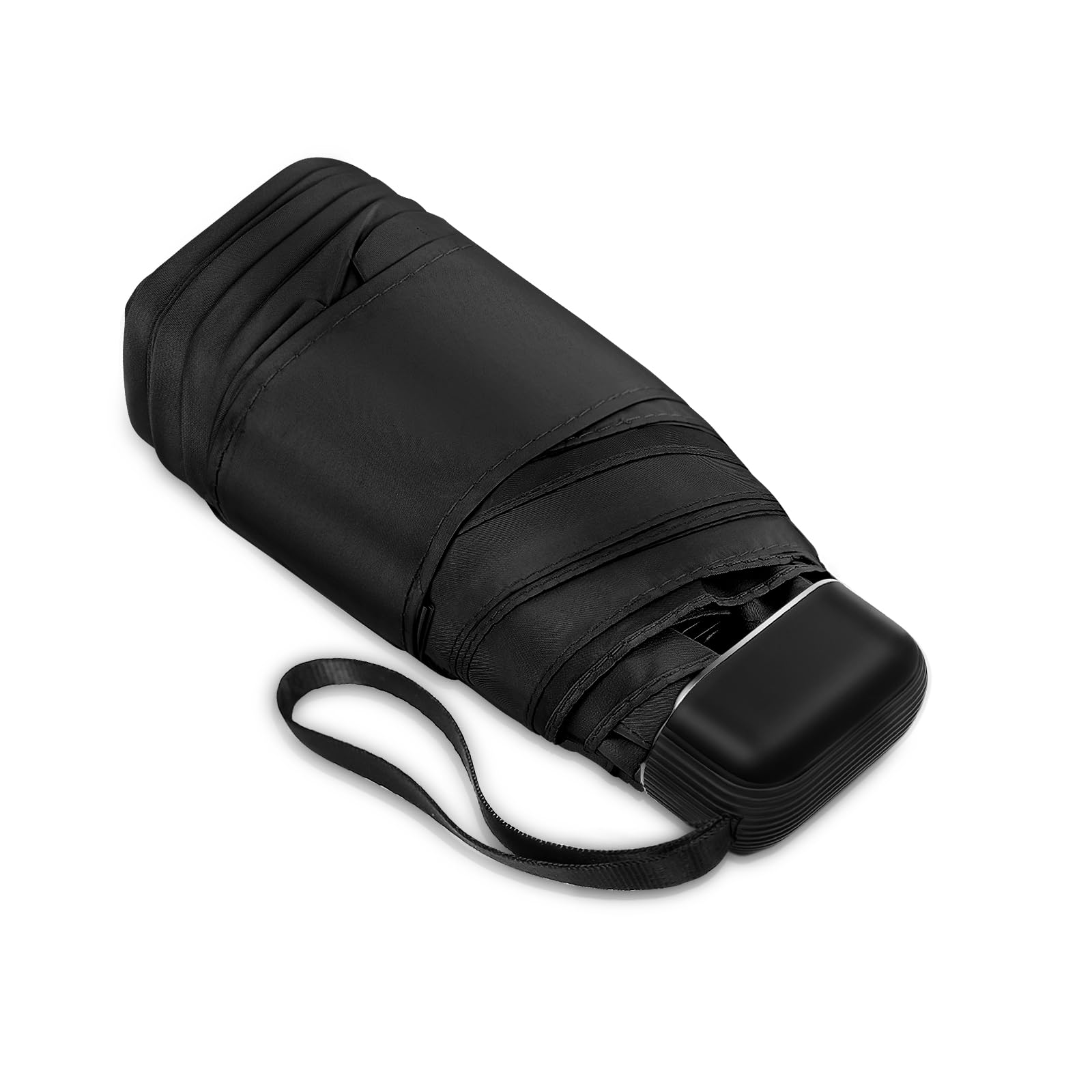 LEAGERA Mini Compact Travel Umbrella - Waterproof Small Umbrella for Women & Men - Fits in Purse & Pocket - Perfect for Light Rain & Everyday Use - Ideal for Commuting, Travel & Outdoor Activities