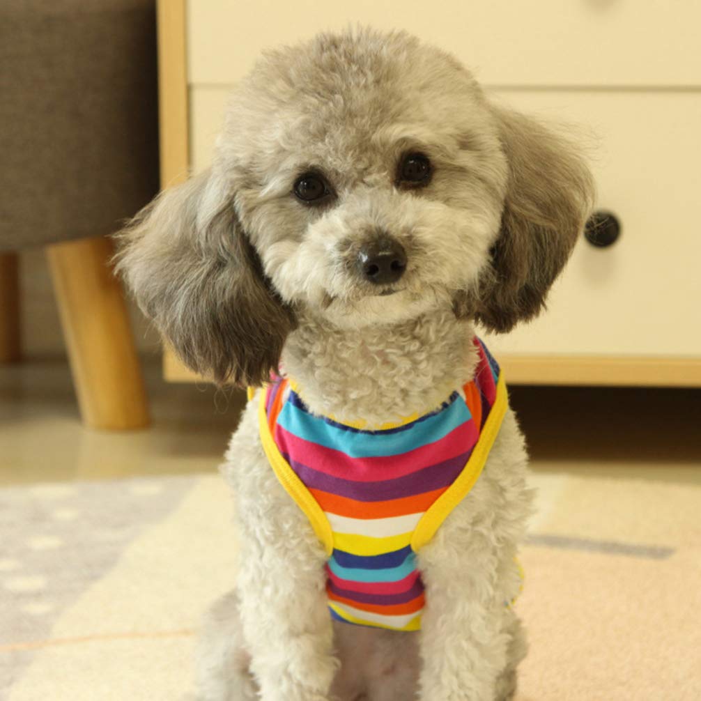 Balacoo Summer Dog Dress - Cute Printed Dog Vest & Camisole Tops for Puppies - Breathable Pet Apparel for Outdoor Walks, Beach Trips & Summer Playtime