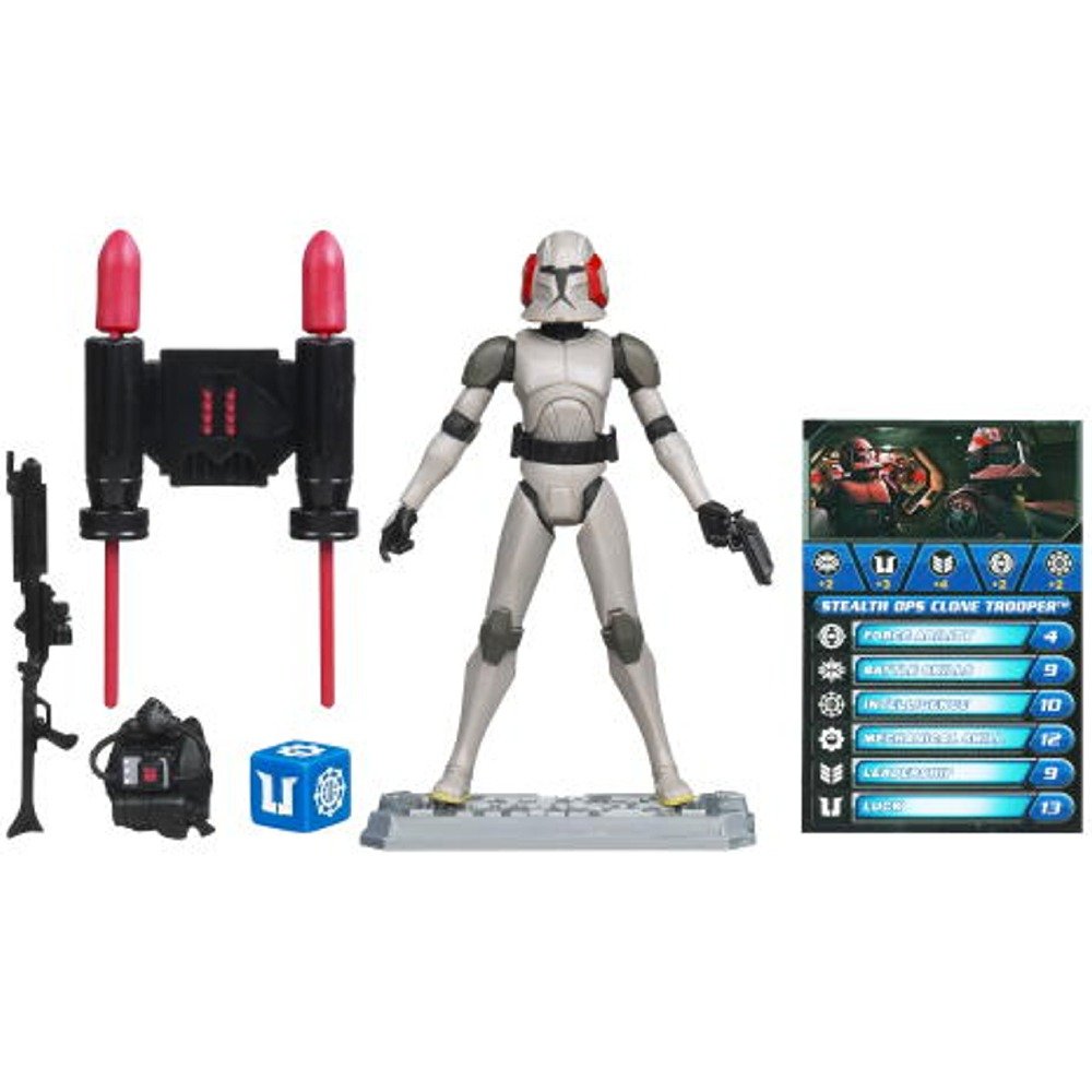 Star Wars Clone Wars Animated Stealth Ops Clone Action Figure CW57 - Perfect for Collectors, Display & Role-Playing Scenes