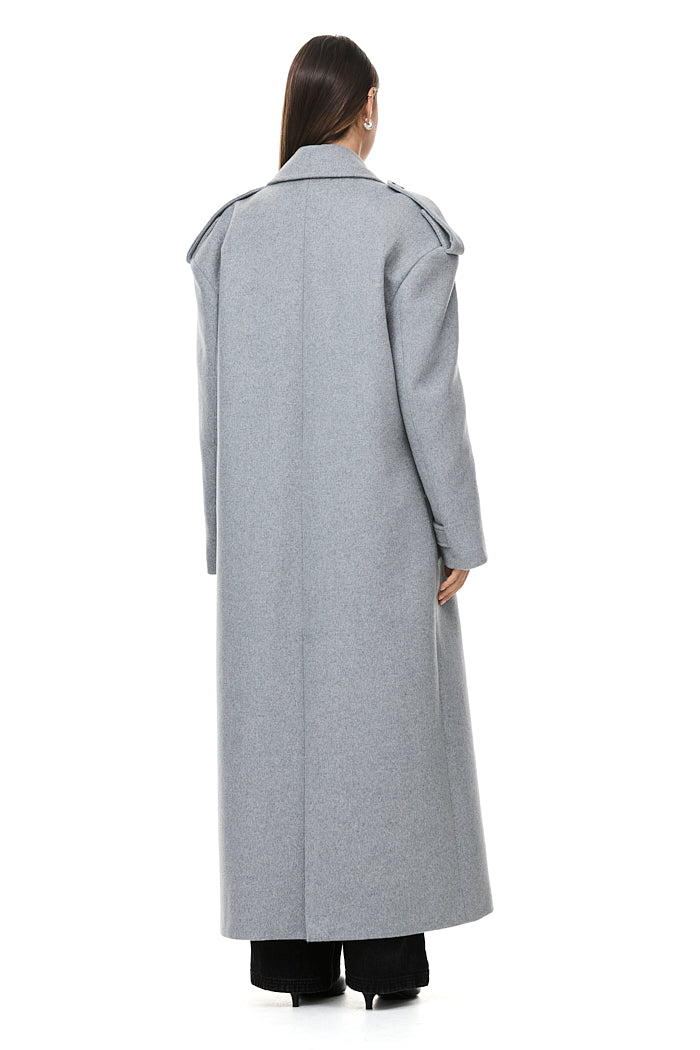 Tokyo Light Grey Coat - Stylish & Comfortable Trench Coat for Women | Perfect for Fall & Winter Fashion, Office Wear & Outdoor Activities