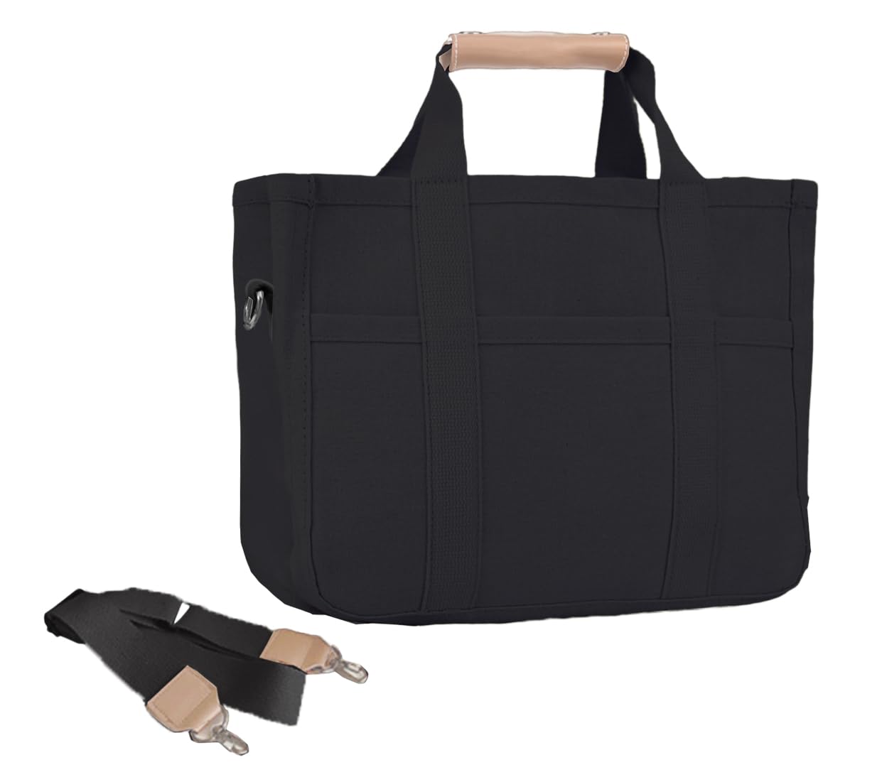Stylish Large Capacity Canvas Tote Bag for Women - Durable Crossbody Messenger Bag with Multiple Pockets - Perfect for Work, Travel & Shopping (Wallage)