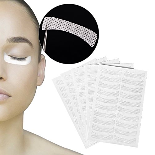 100 Pcs Eye Pads for Eyelash Tinting & Makeup - Reusable Cosmetic Tools for Professional Salon, DIY Beauty & Sensitive Skin Care