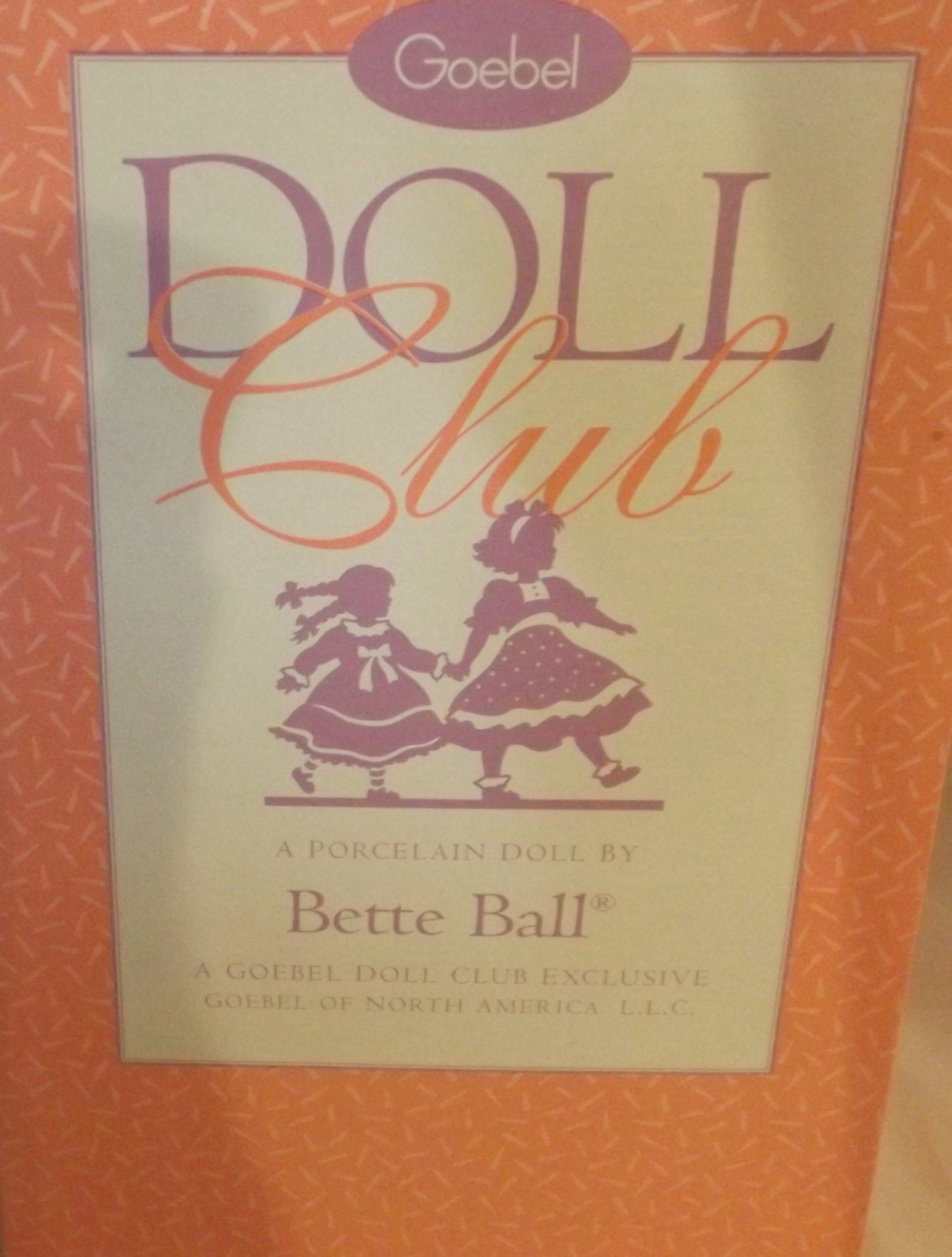 Vintage Goebel Doll Club Bette Ball 1995 - Collectible Figurine for Display