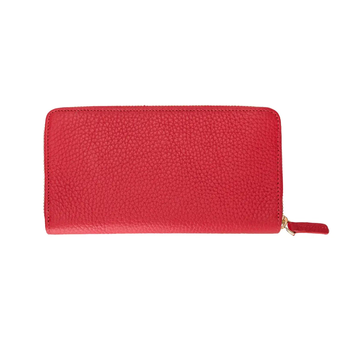 Premium Red Leather Women's Wallet - RFID Blocking, Slim & Stylish for Everyday Use, Travel & Gifts