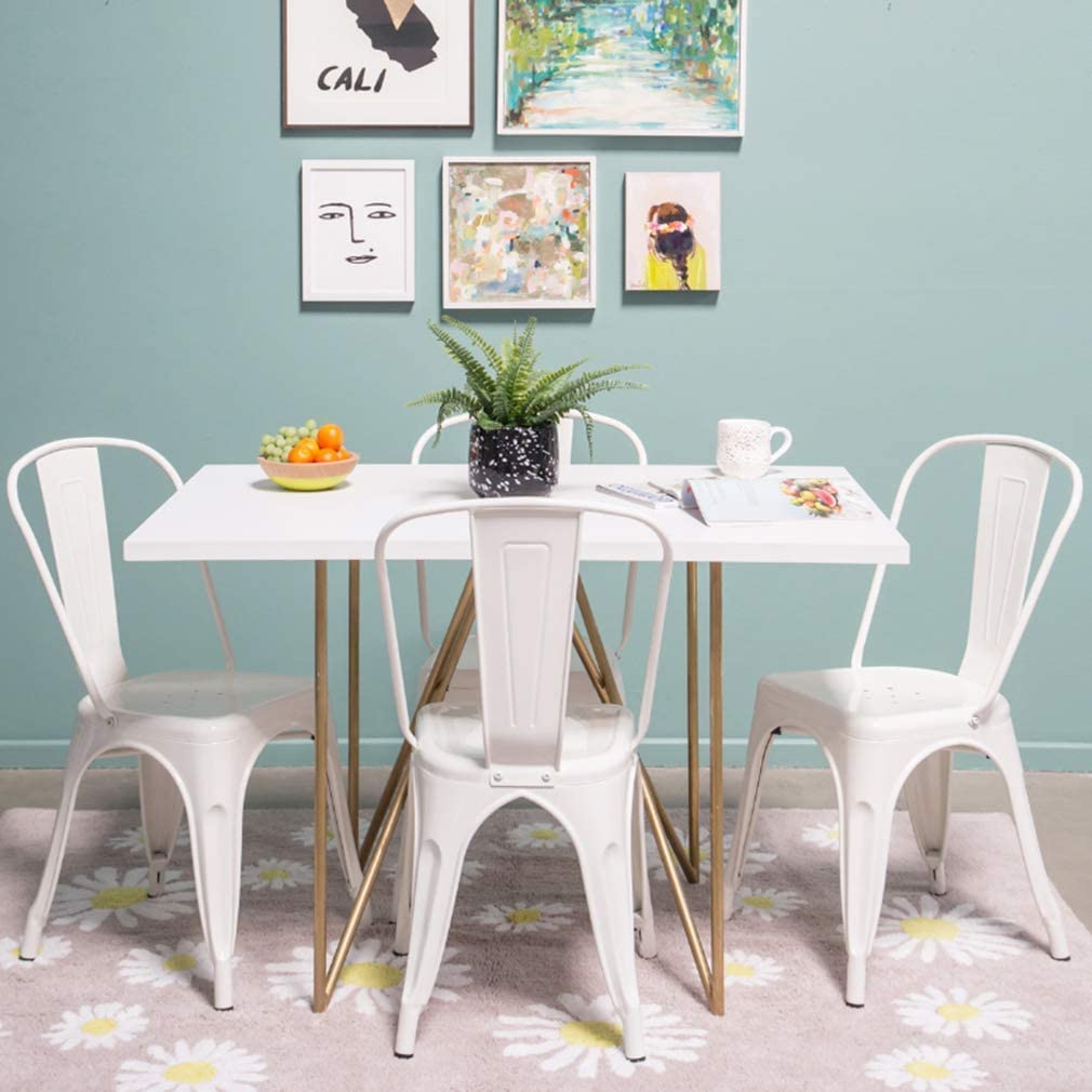 4 Pack Metal Dining Chairs - 18