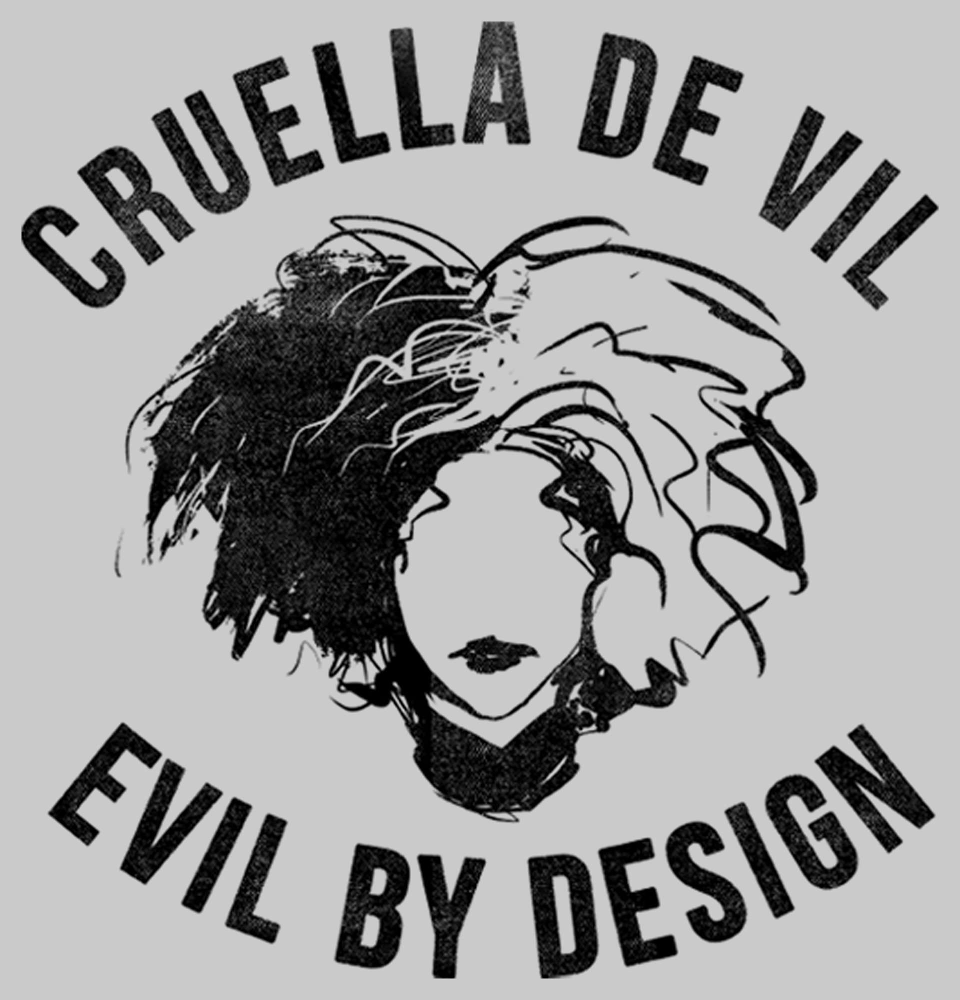 Men's Cruella Evil by Design Sweatshirt - Casual Graphic Pullover for Disney Fans