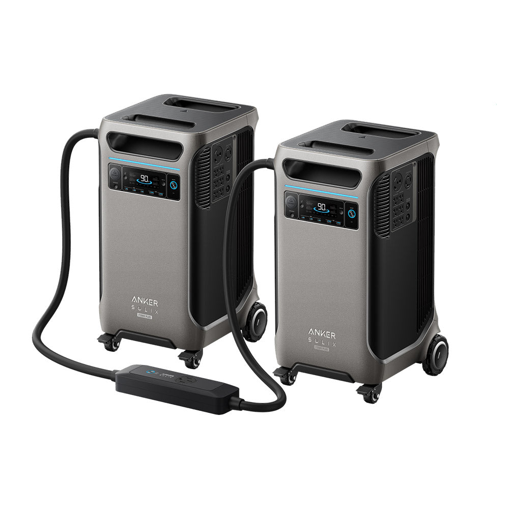 Anker SOLIX F3800 Plus x2 with Double Voltage Hub - Portable Power Station for Home Backup, Camping & Outdoor Adventures