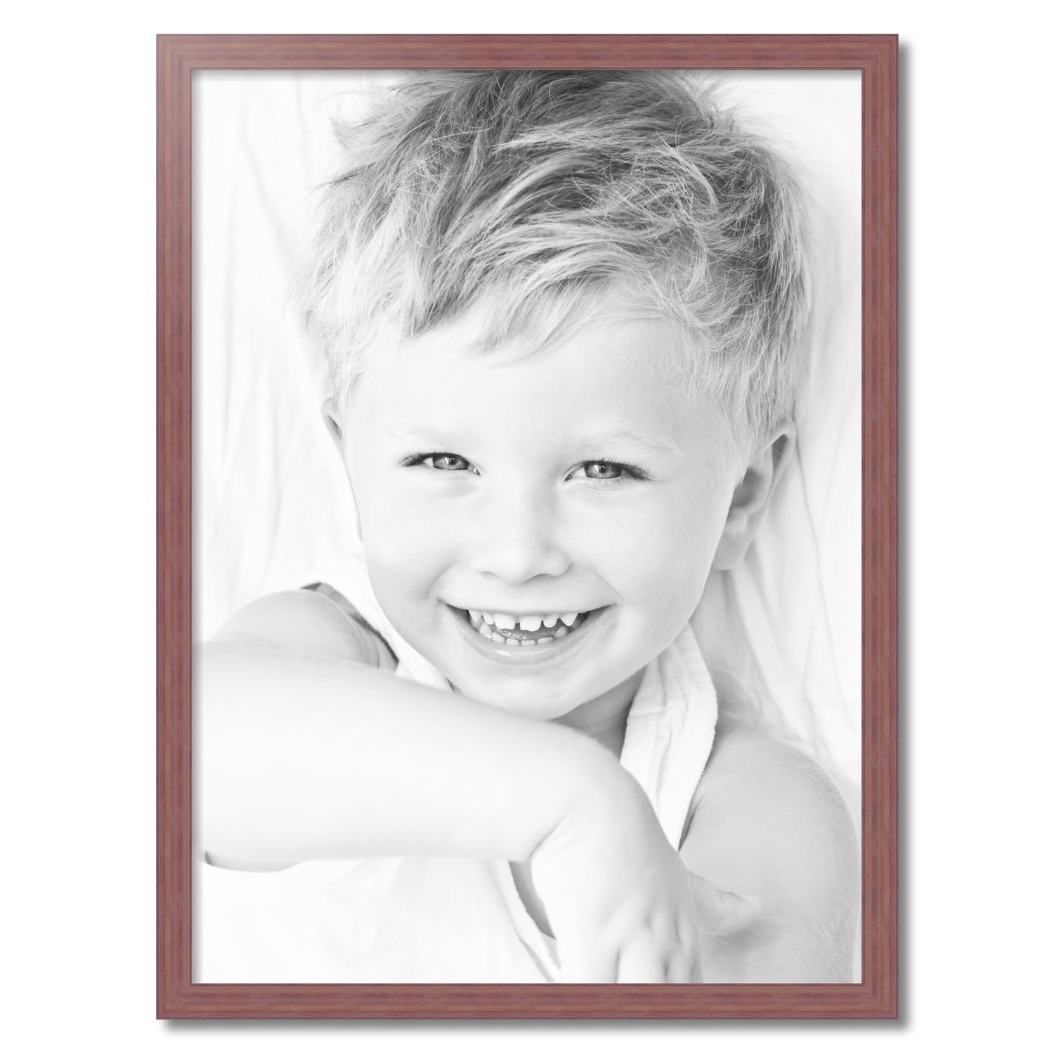 ArtToFrames 28x38 Inch Pink Wood Picture Frame - 1.5 Inch Custom Poster Frame for Art & Photos with Shatter-Resistant Acrylic - Perfect for Home Decor, Bedroom Wall Art, and Office Display