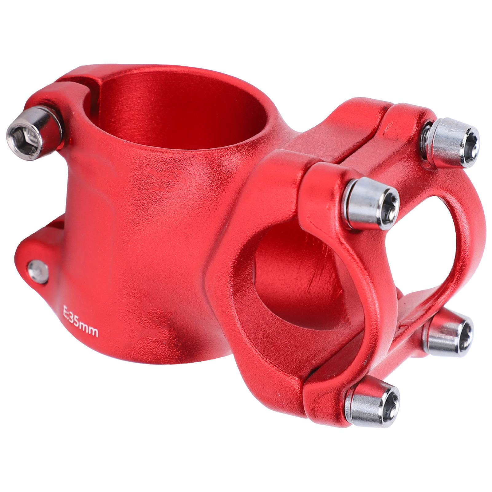 Aluminum Alloy Bike Short Stem - Easy Installation Forged Handlebar Stem for Bike Repair (Red) | Perfect for Mountain Bikes, Road Bikes & Cycling Enthusiasts