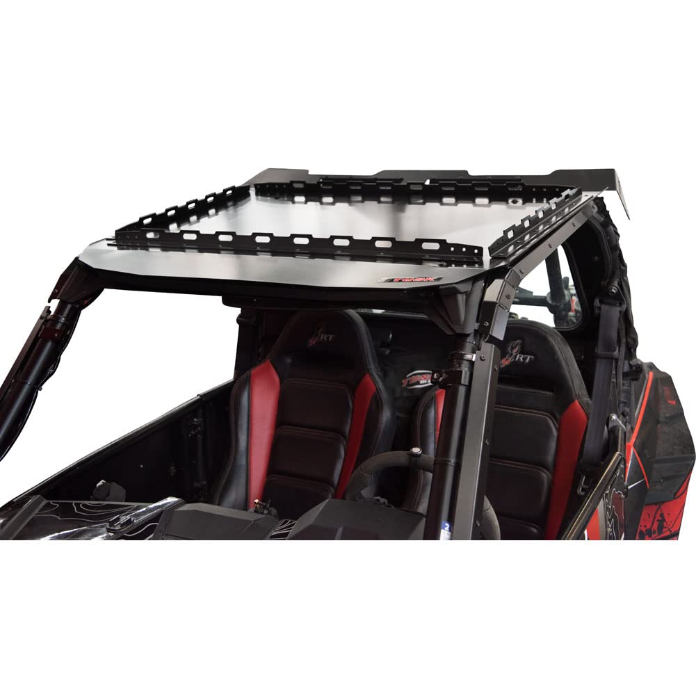 Tusk Heavy-Duty Roof Top UTV Cargo Rack for Polaris RZR S 900 (2016-2020 Models) - Durable Aluminum Storage Solution for Off-Road Adventures, Hunting & Camping Gear