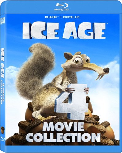 Ice Age 4 Movie Collection DVD Set - Complete Animated Adventure Series for Kids & Families - Perfect for Movie Nights & Birthday Gifts