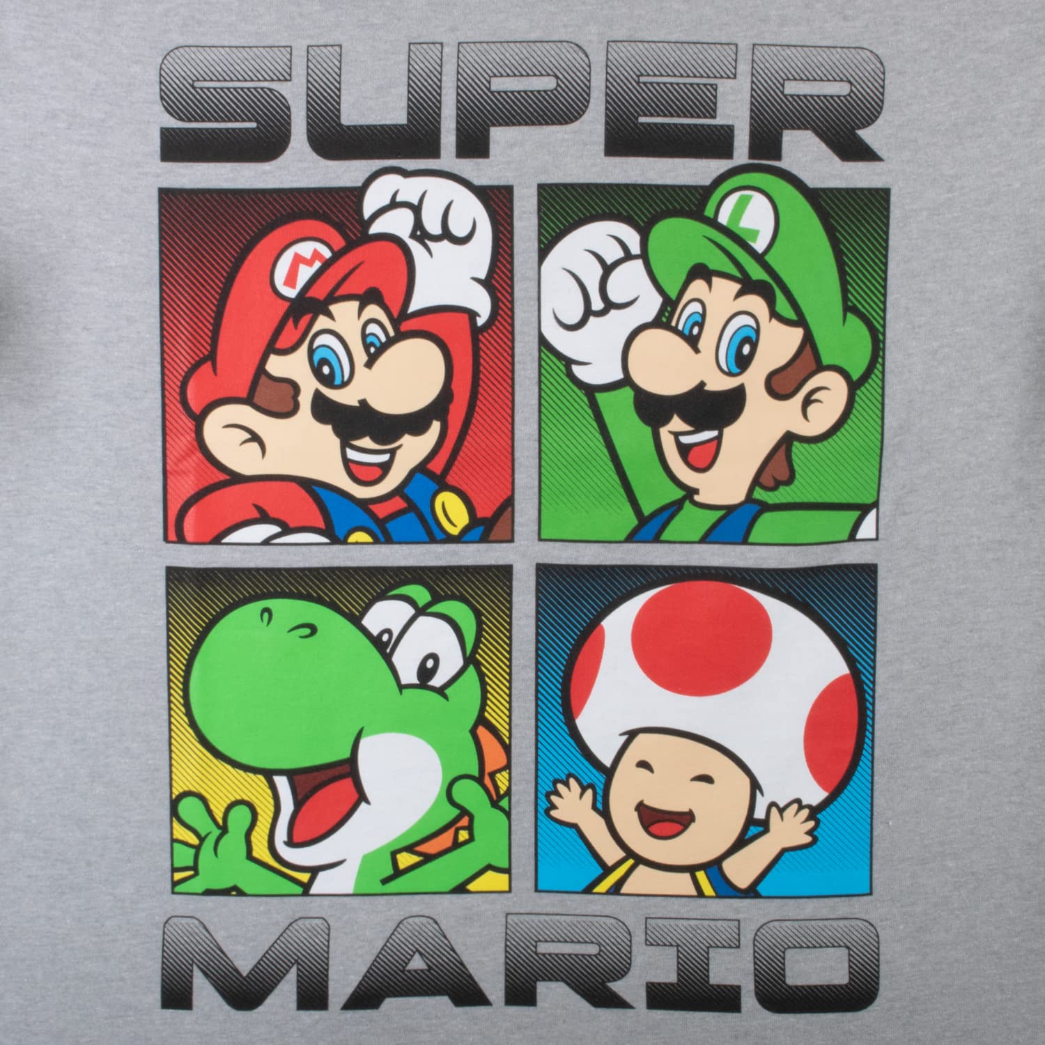 Super Mario Bros Boys T-Shirts 3-Pack - Nintendo Character Graphic Tees for Kids - Soft Cotton Short Sleeve Shirts Bundle - Perfect for Gaming, Birthday Gifts & Casual Wear