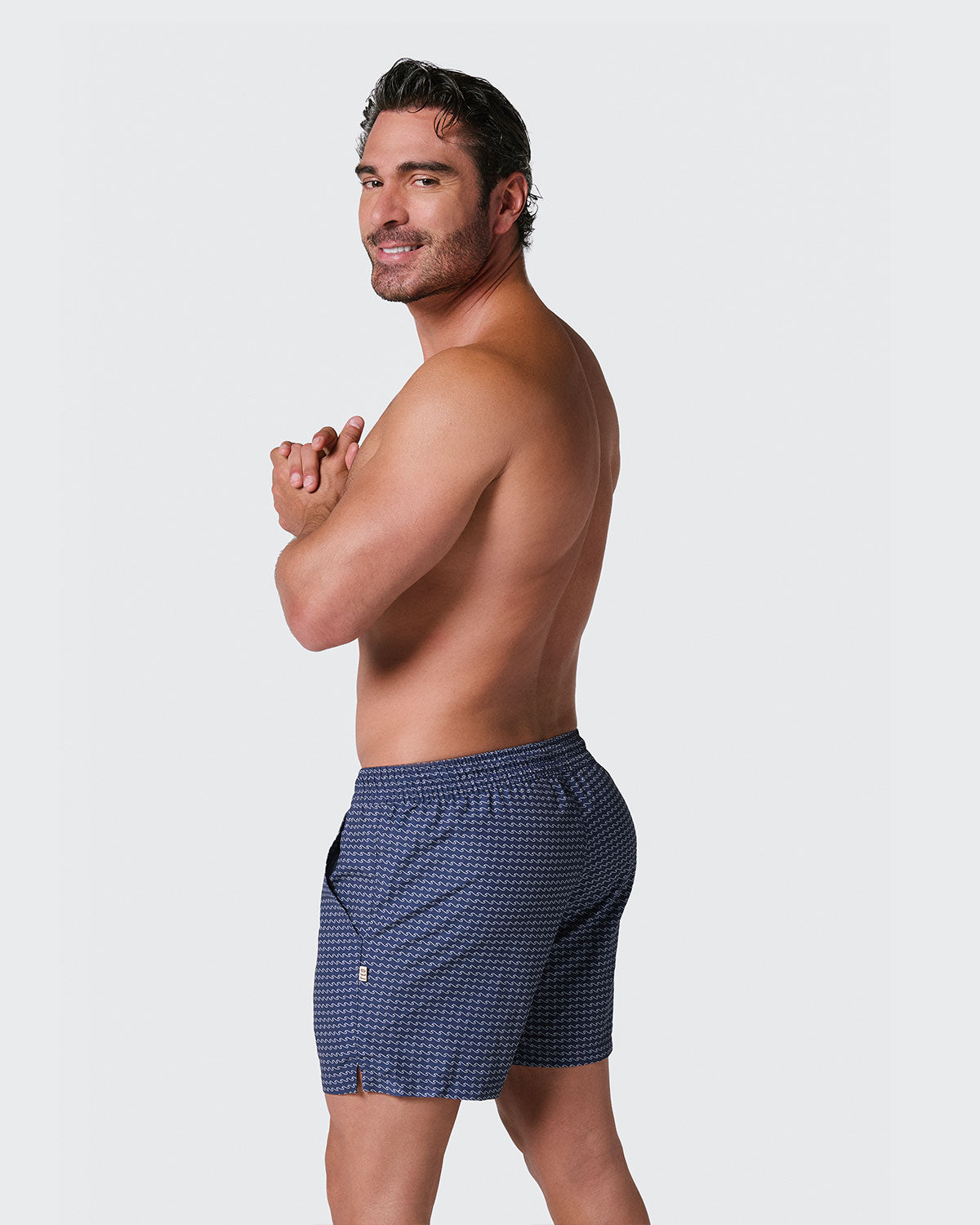Eco-Friendly Men's Swim Trunks with Soft Inner Mesh Lining - Quick-Dry, Comfortable & Sustainable Swimwear for Beach, Pool & Water Sports