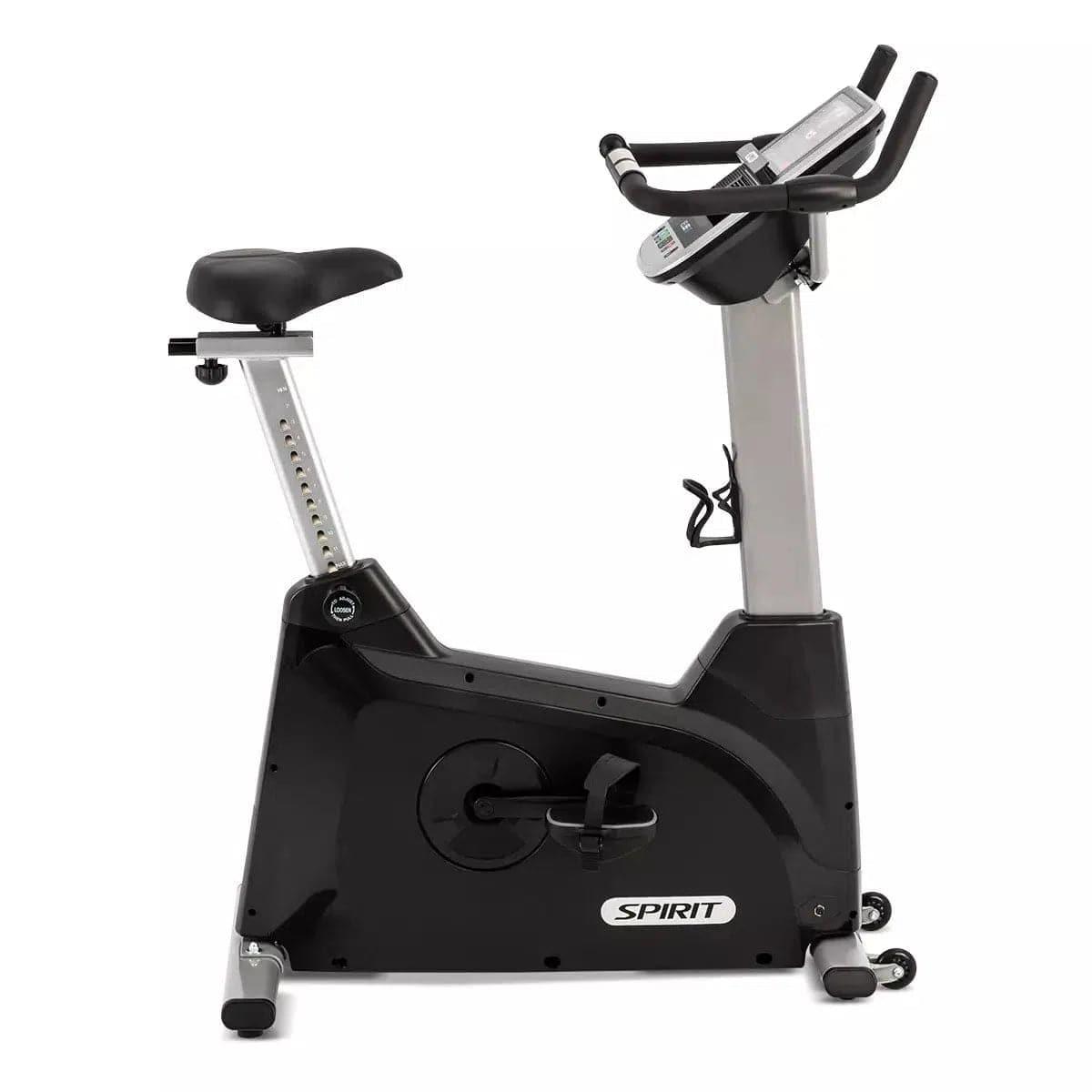 Spirit Fitness XBU55ENT Upright Exercise Bike for Home Gym - Cardio Workout Equipment for Indoor Cycling & Fitness Training