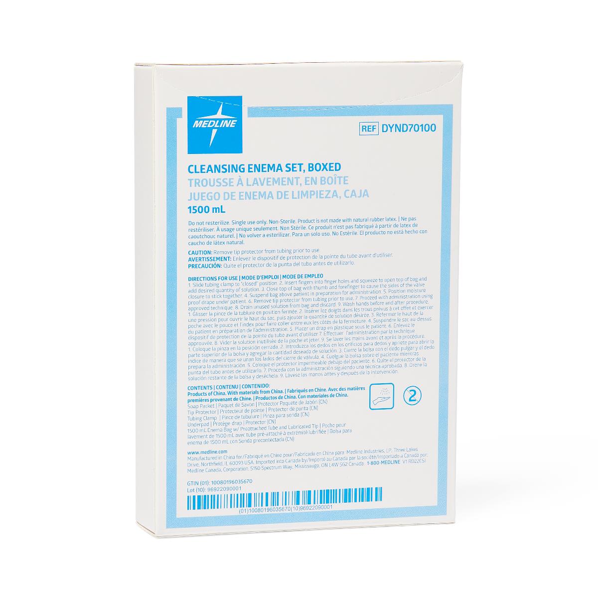 Disposable Enema Bag Kit 1500cc - Premium Enema Equipment for Colon Cleansing, Constipation Relief & Detox - Ideal for Home Use, Medical Procedures & Colon Hydrotherapy