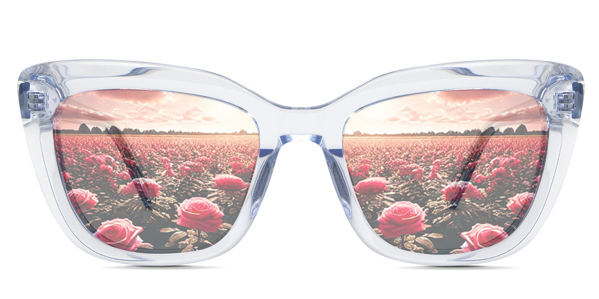 LESA Women's Prescription Tinted Glasses - Stylish & UV Protection for Reading, Driving & Outdoor Activities