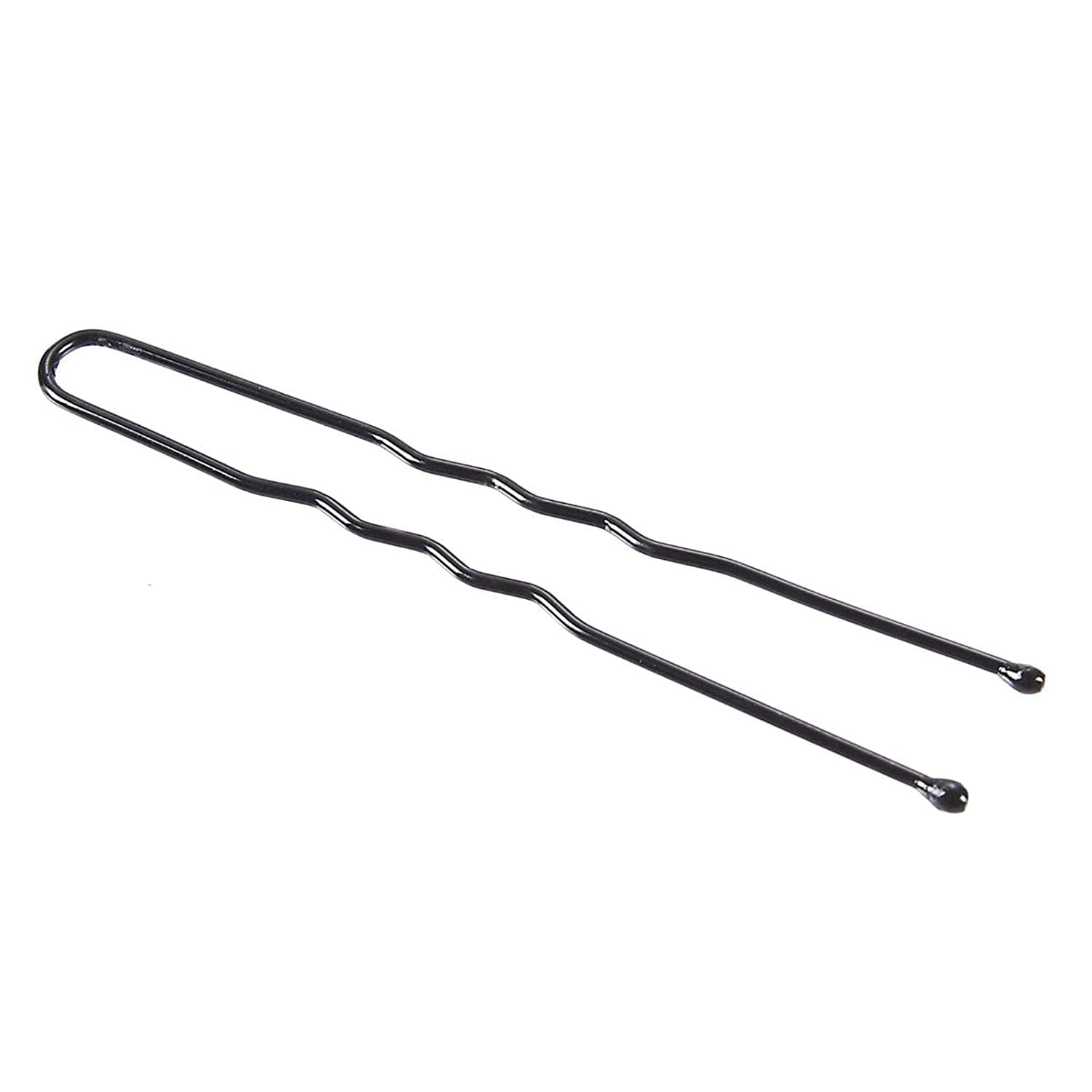 NYAMAH SALES 100-Pack Black U-Shaped Hair Pins for Women & Girls - Strong Hold Bun Bobby Pins, Hair Clips & Styling Accessories for Updos, Braids & Everyday Hairstyles