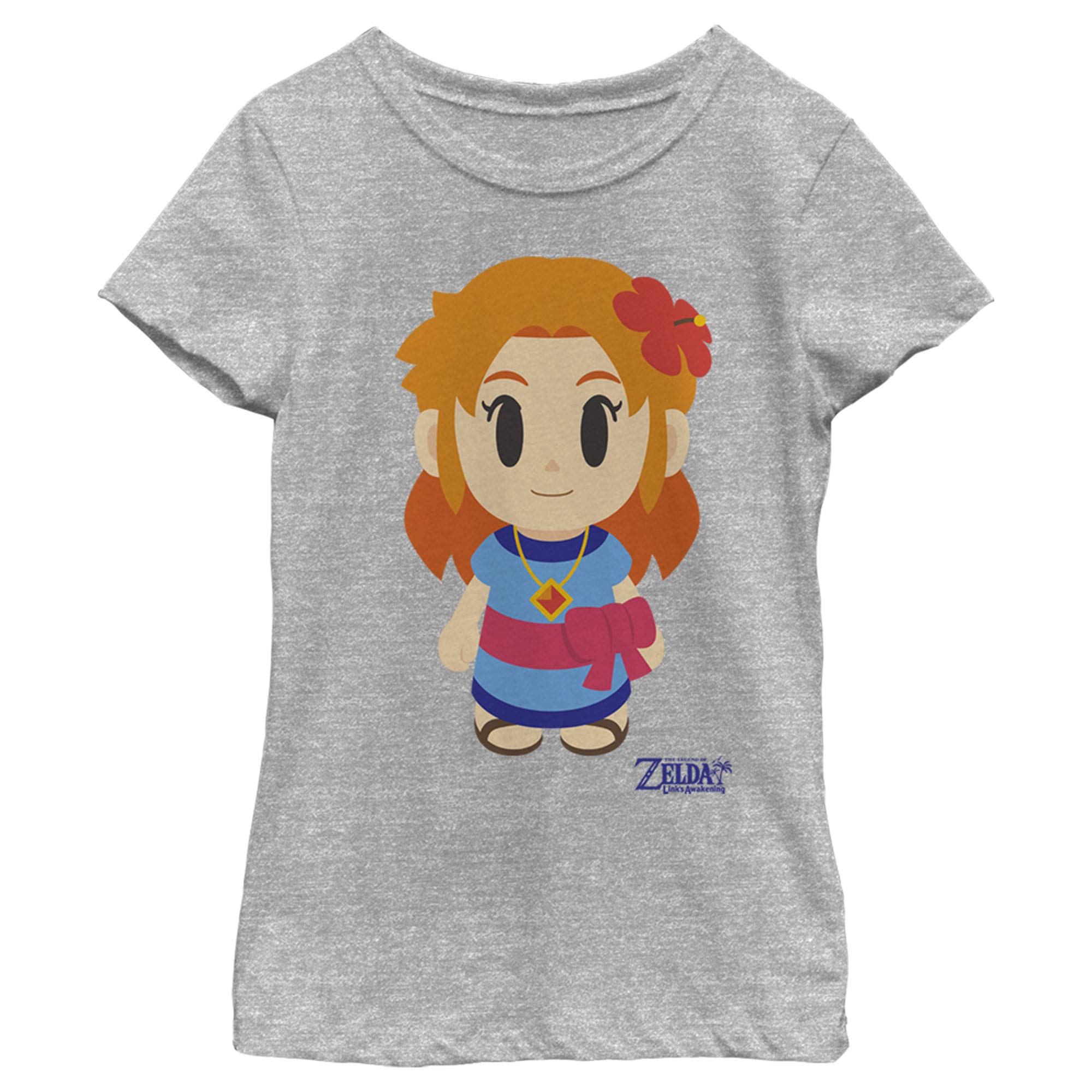 Little & Big Nintendo Zelda Avatar Color Girls Short Sleeve Tee Shirt - Official Licensed Video Game Graphic T-Shirt for Women & Teens - Perfect for Cosplay, Gaming Conventions & Everyday Wear