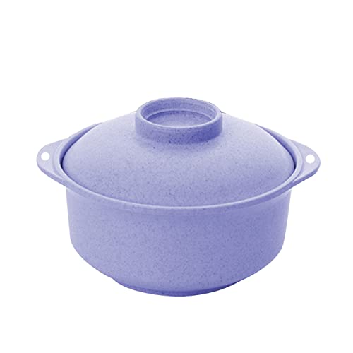 Japanese Style Instant Noodle Bowls with Lids - Microwave Safe Soup & Rice Containers (14x7.5x6.5 Inches) - Perfect for Students, Office Lunch & Quick Meals at Home