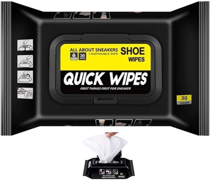 **LNT Shoe Wipes - Instant Sneaker Cleaner for Quick Dirt & Stain Removal | Reusable Shoe Cleaning Wipes for Sneakers, Running Shoes & Casual Footwear | Perfect for Gym, Travel & Outdoor Activities**