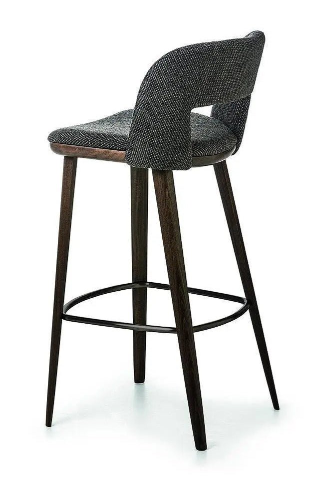 Bross Modern Wooden Path Stool - Handcrafted Side Table, Ottoman & Footrest for Living Room, Bedroom & Outdoor Use