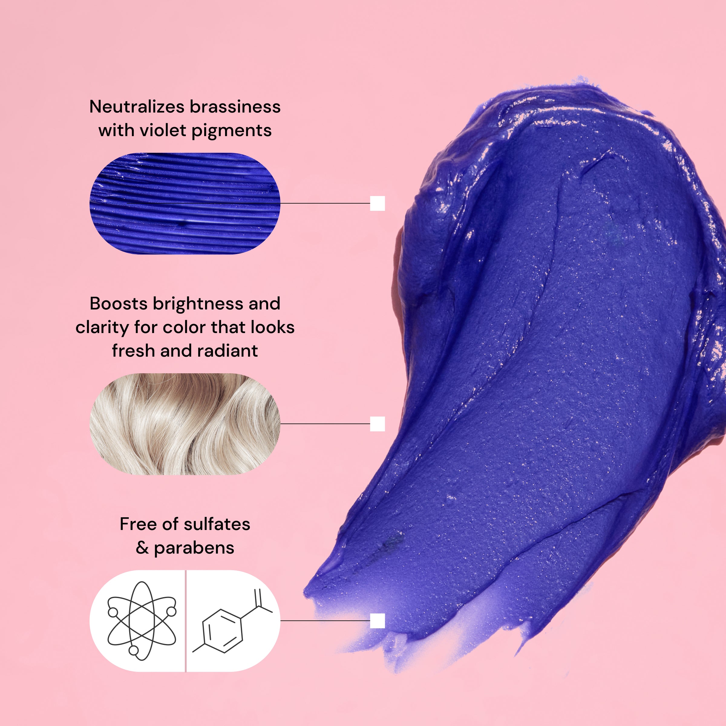 Violet Face Mask - Soft & Breathable for Daily Use - Perfect for Skincare, Travel & Protection