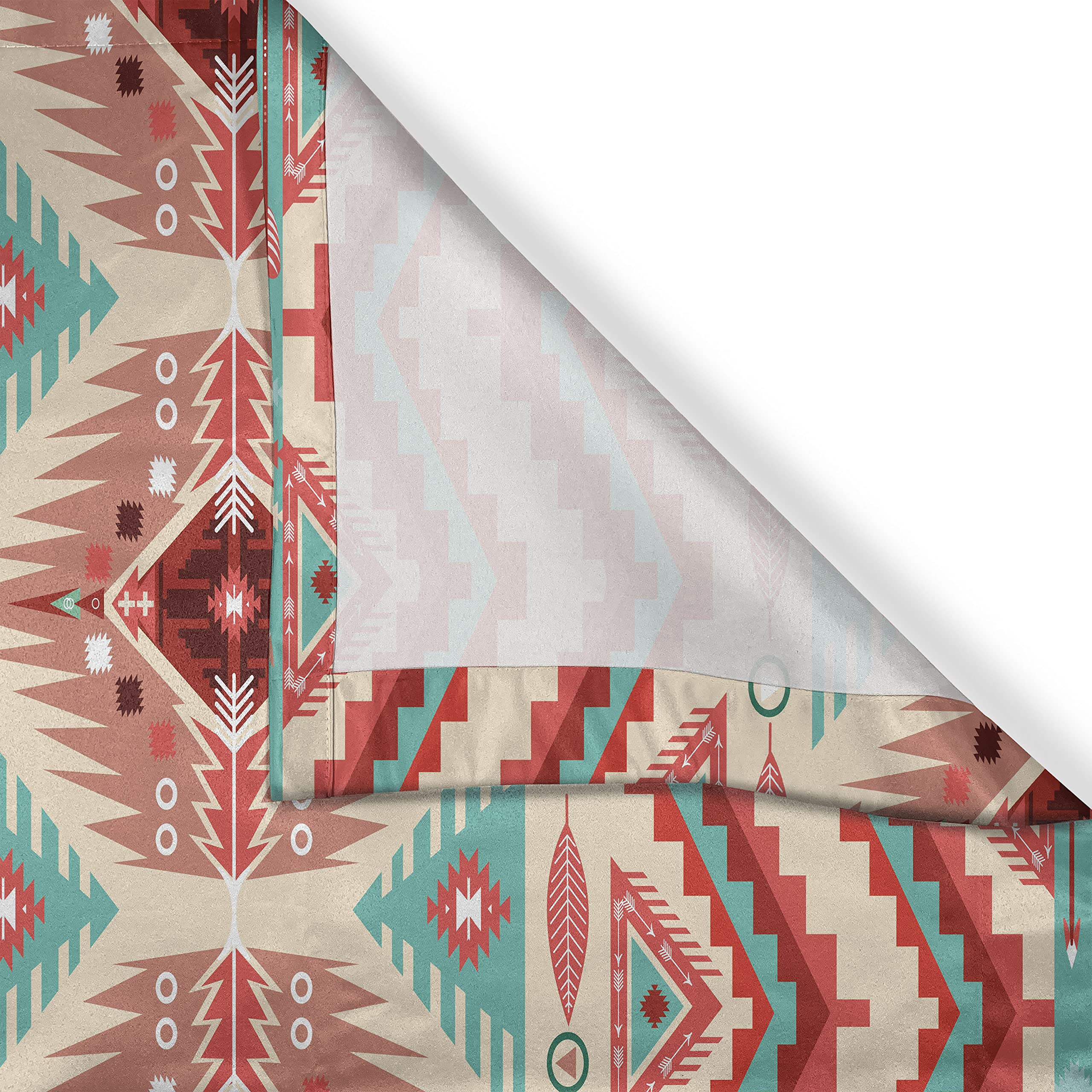 Aztec Kitchen Curtains 2 Panel Set - 55
