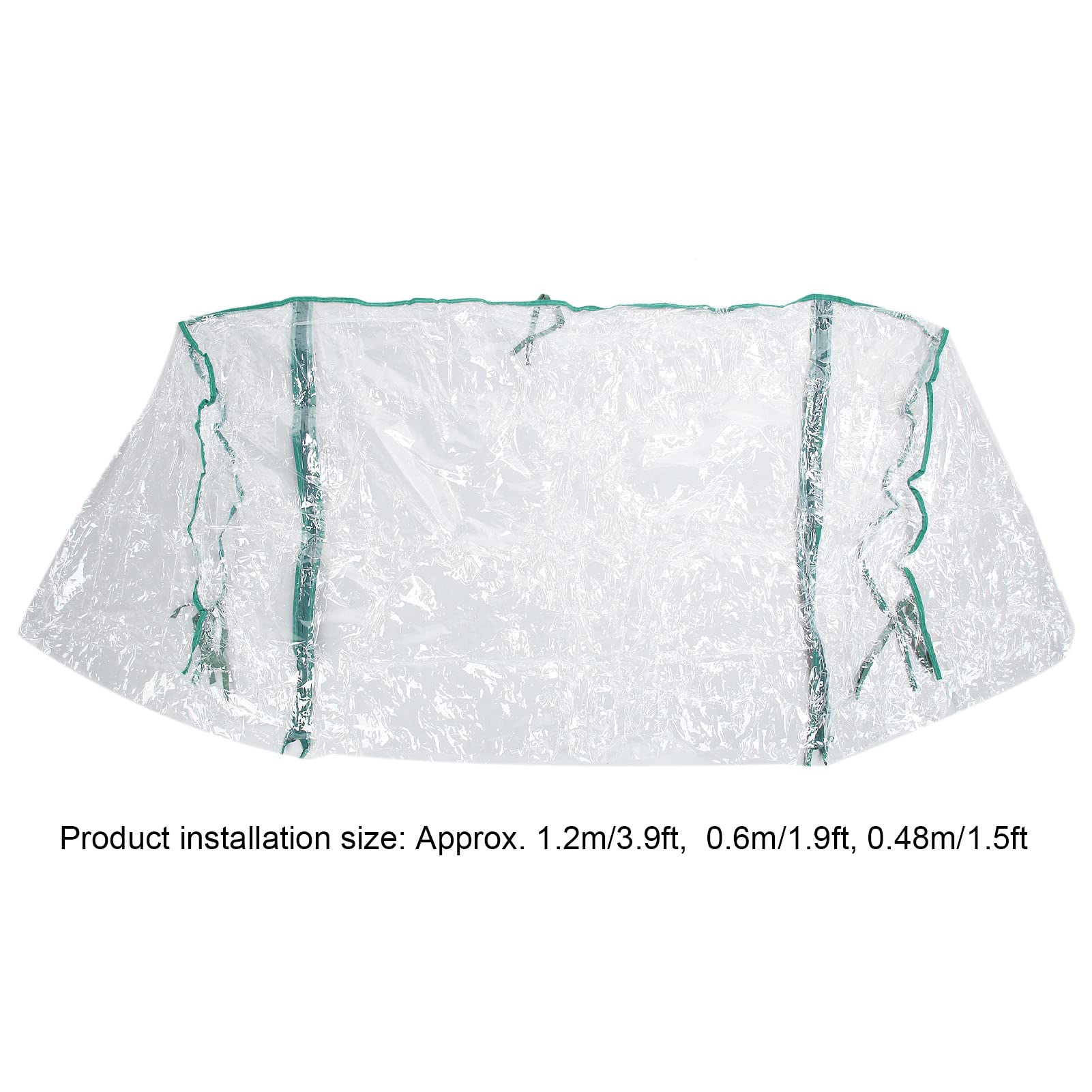 EVTSCAN Clear PVC Reinforced Greenhouse Cover - Waterproof & Thermal Insulation Replacement Cover for Plants, Vegetables, Fruit Trees | Perfect for Home Gardening, Backyard Greenhouses & Plant Protection