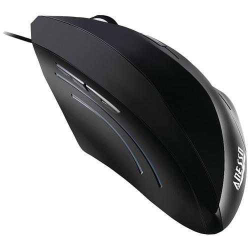 Adesso IMOUSE E2 Vertical Ergonomic Laser Mouse - Comfortable Wireless Computer Mouse for Office & Gaming - Reduce Wrist Pain for Long Hours of Work or PC Gaming