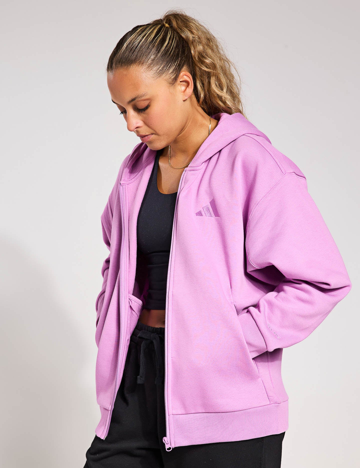 ALL SZN Fleece Full Zip Hoodie - Preloved Purple | Cozy & Warm Winter Wear for Men & Women | Perfect for Outdoor Activities, Casual Outfits & Layering