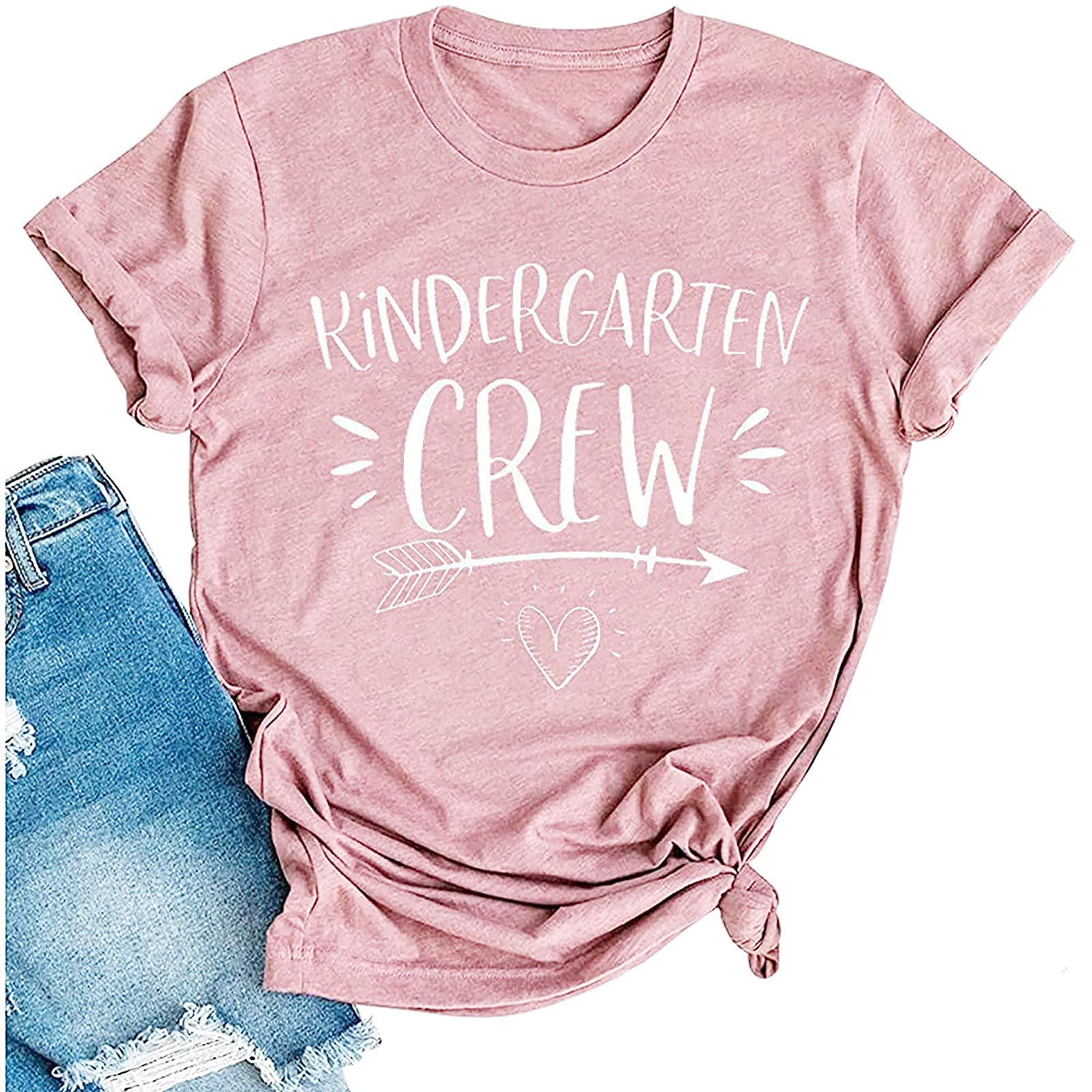 Trendy Rainbow Graphic Tees for Women - Cute Summer Tops & Casual Blouses - Perfect for Teachers, Work & Everyday Wear