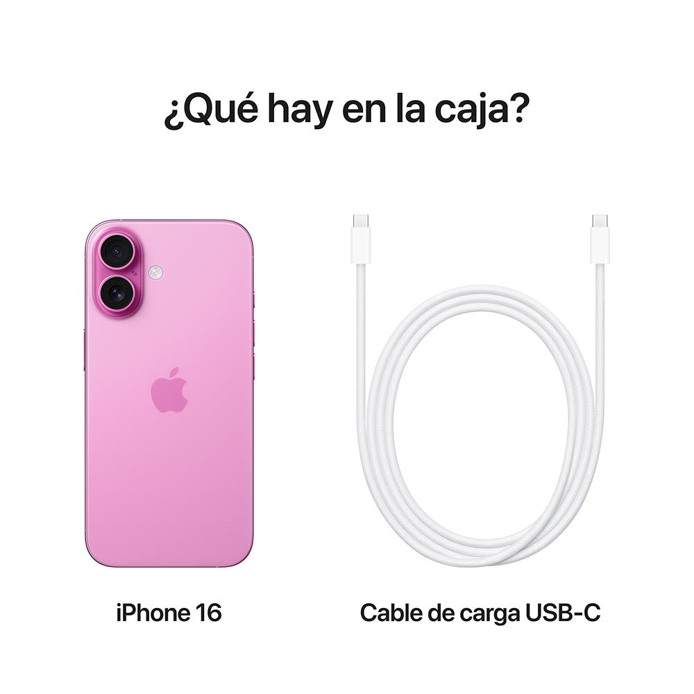 iPhone 16 128GB Pink - Latest Apple Smartphone with Advanced Features for Work, Travel & Daily Use