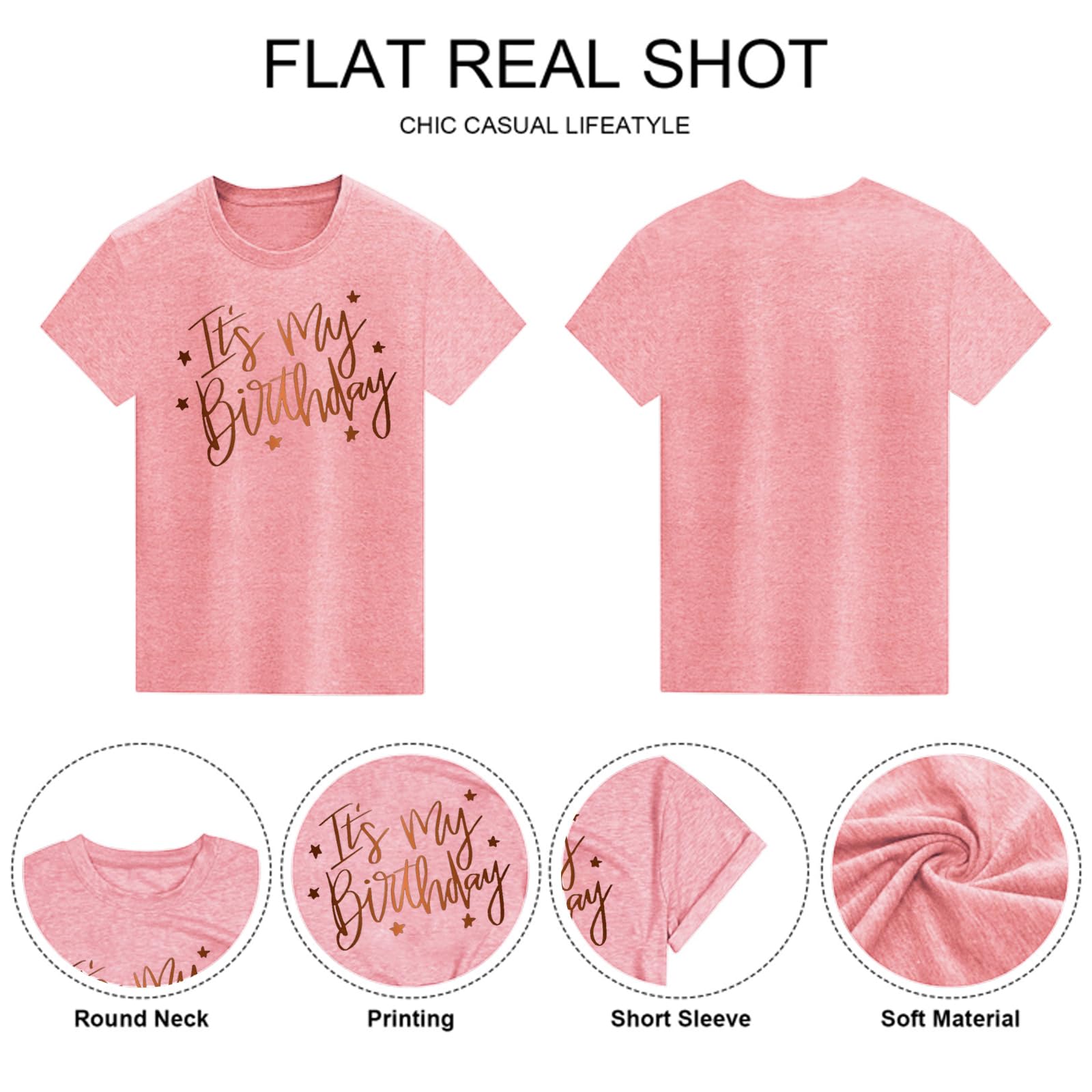 Women's Birthday Shirts - Cute Birthday Squad & Mama T-Shirts | Perfect Birthday Gifts for Her | Great for Parties, Girls' Night Out & Special Celebrations
