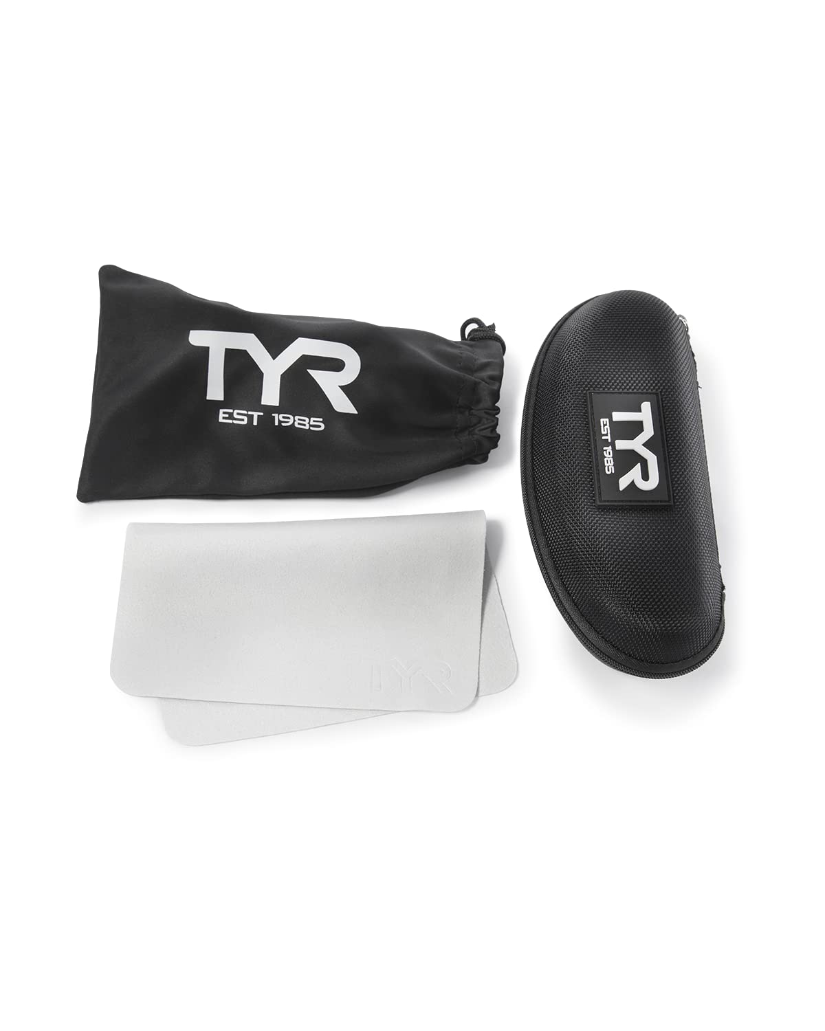 TYR Men's Cortez Sport Wrap Sunglasses - UV Protection Polarized Lens for Running, Cycling & Outdoor Activities