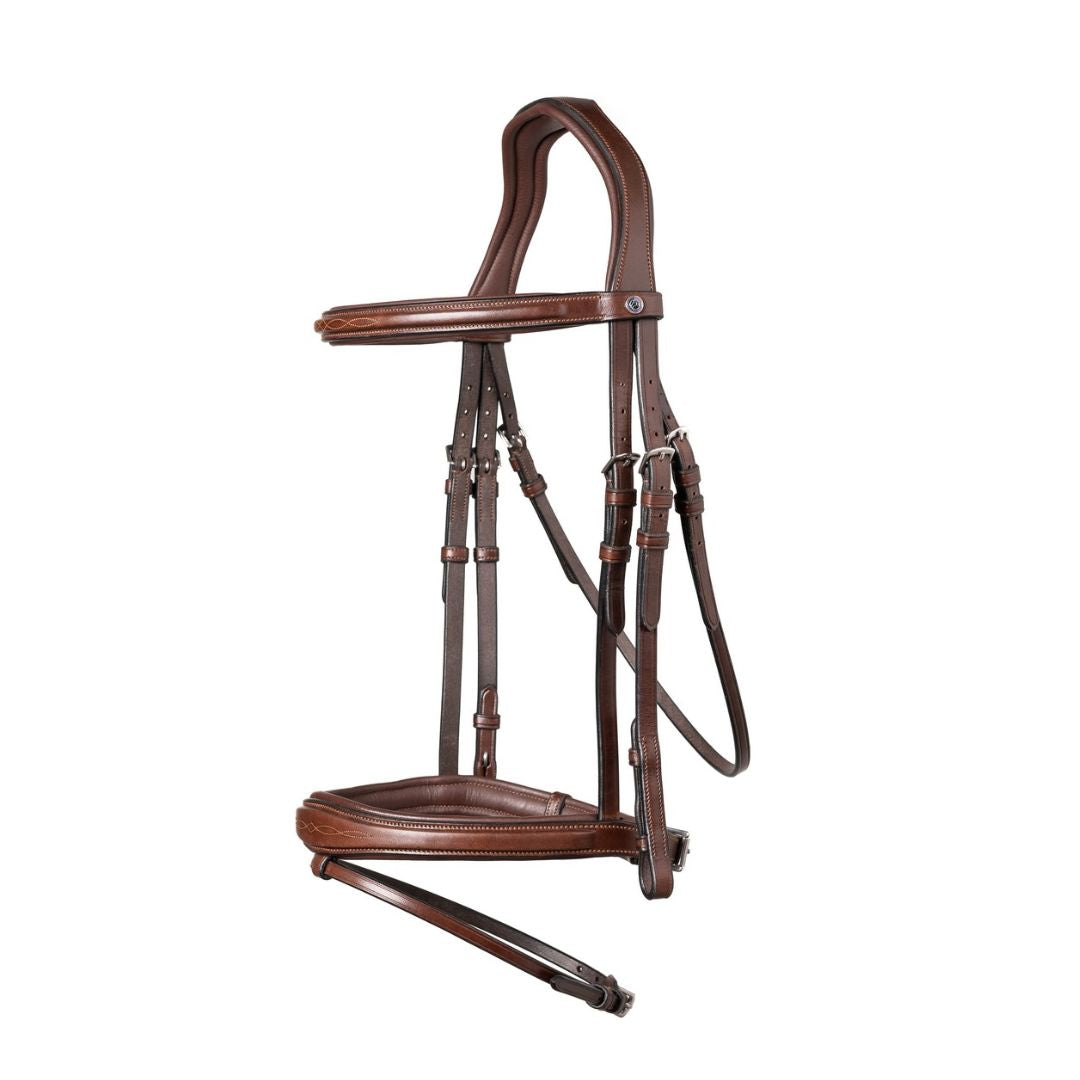 TRUST Hickstead Hackamore Bridle - English Horse Riding Bitless Bridle for Training & Dressage - Perfect for Show Jumping, Trail Riding & Equestrian Competitions