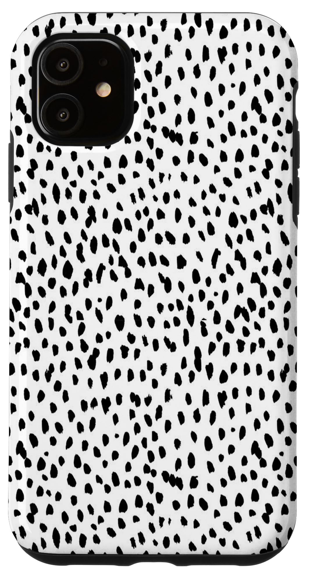 iPhone 11 Case - Dalmatian Animal Print Black and White Phone Cover | Durable Protective Case for iPhone 11 | Perfect for Pet Lovers, Fashion Enthusiasts & Trendy Styles