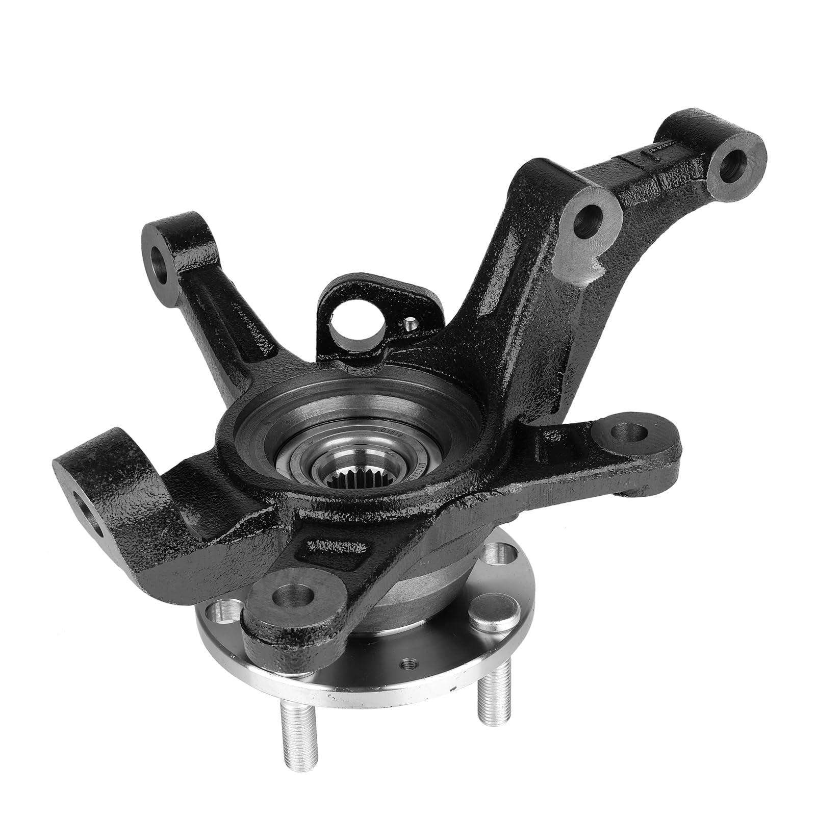 Chevy Aveo 2004-2011 & Aveo5 2007-2011 Front Left Steering Knuckle & Wheel Bearing Hub Assembly - Compatible with Pontiac G3 2009-2010, Replaces OEM #96535190 - Perfect for Suspension Repair & Wheel Alignment