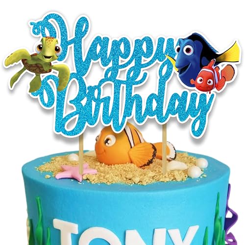 Findng Nemo Happy Birthday Cake Topper