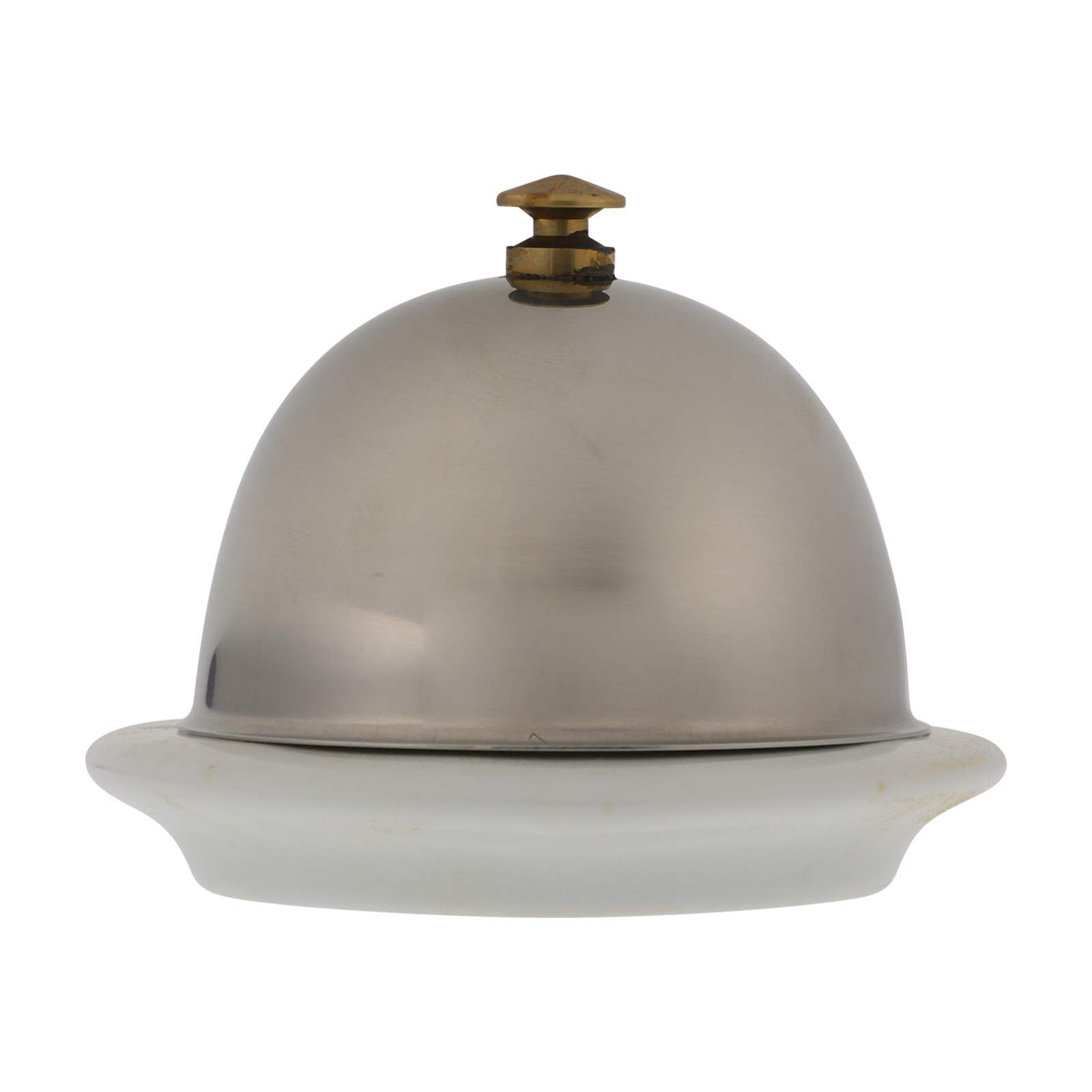 Stainless Steel Butter Dish with Lid - Cake Stand & Cheese Keeper for Kitchen & Dining