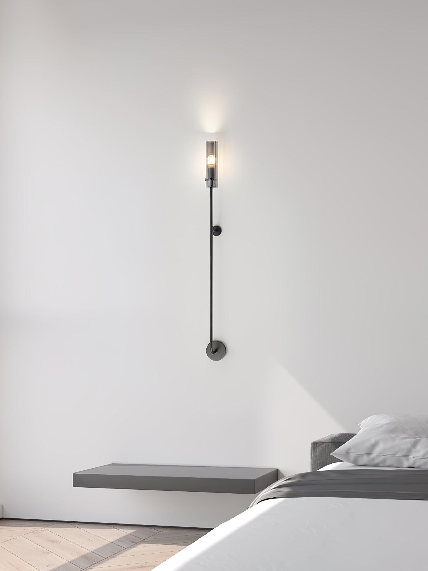 Eclat Vertica Modern Wall Lamp - Sleek LED Sconce Lighting for Bedroom, Living Room & Hallway - Energy Efficient Home Decor