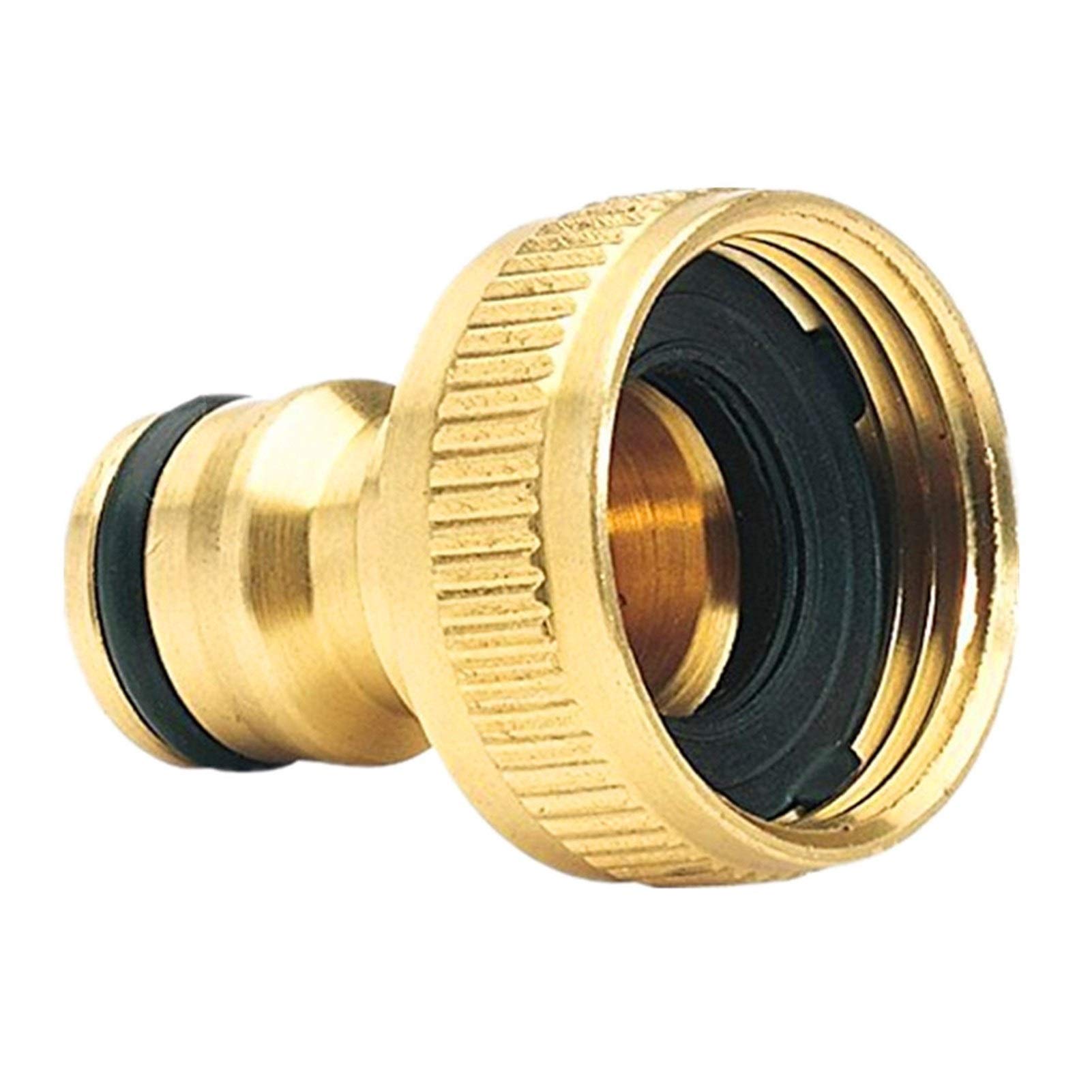Xianglaa 3/4 Inch Universal Water Hose Connector Adapter - Garden Watering Pipe Fitting, Tap Mixer Joiner for Outdoor Faucet, Irrigation System, Car Washing and Pool Maintenance