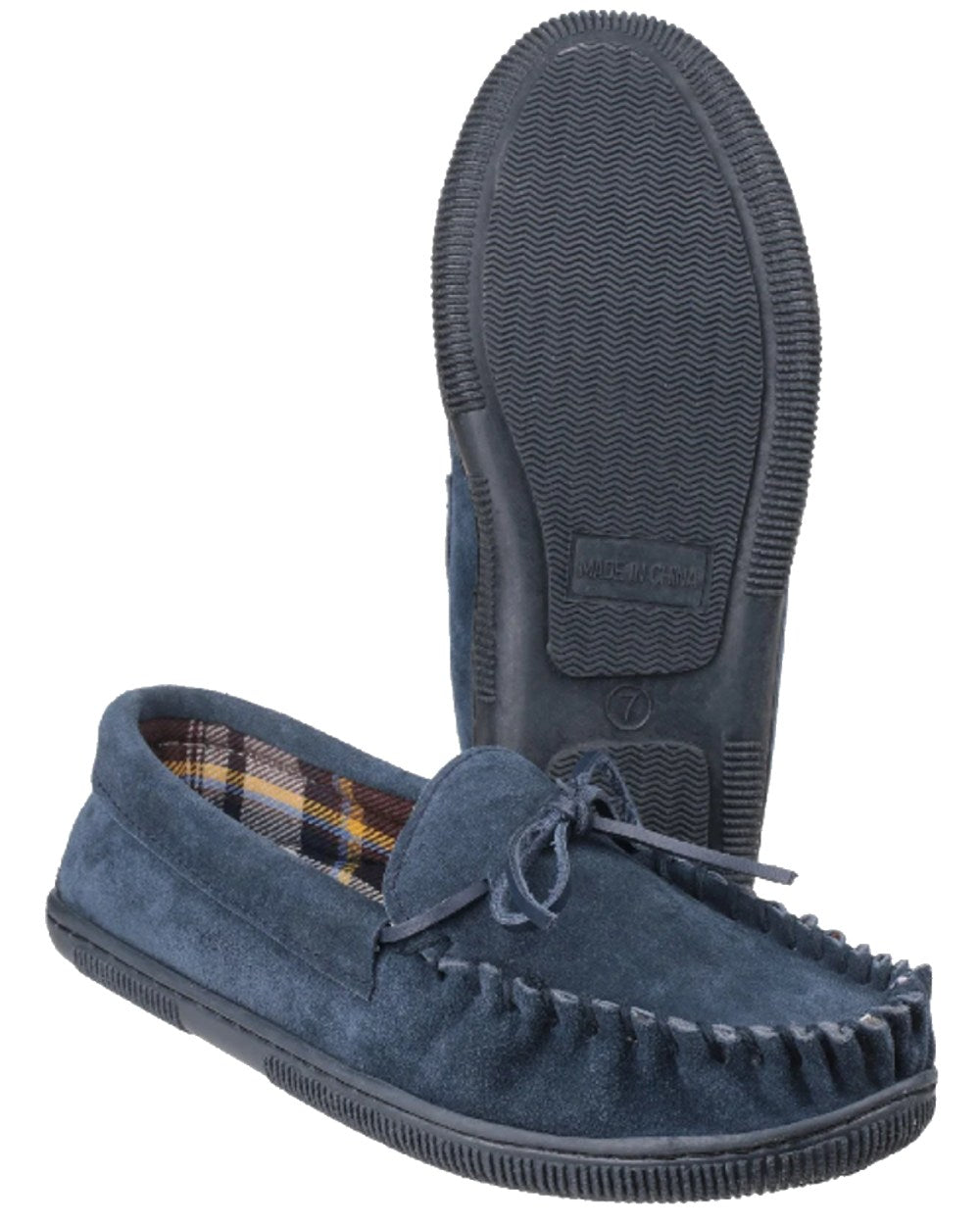 Cotswold Alberta Moccasin Slippers for Men & Women - Soft Indoor/Outdoor House Shoes with Memory Foam - Cozy Comfort for Home, Office, and Travel