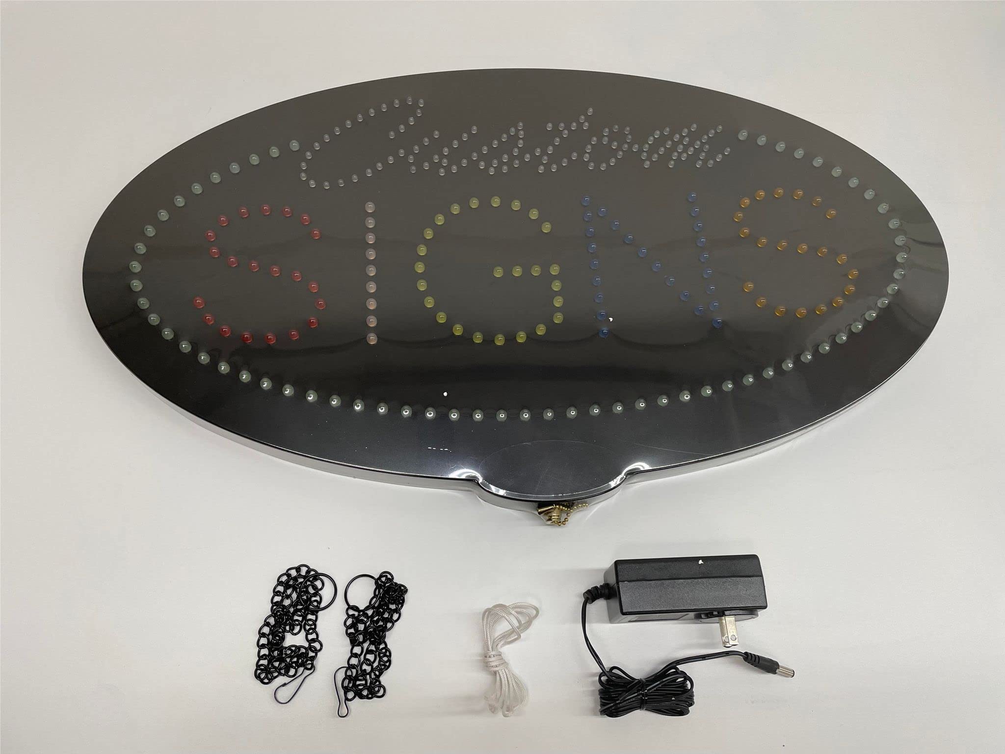 Body Shop LED Dots Sign #24428 - Bright LED Workshop Light for Automotive Repair & Home Garage - Perfect for Mechanics, DIY Projects & Emergency Lighting
