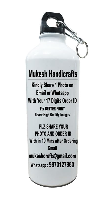 Personalized Custom Name Sipper Water Bottle 750ml - White | Gym, Sports, School & Office Use | Great Birthday Gift for Friends & Family | Durable & Leak-Proof Design | Perfect for Hydration On-The-Go
