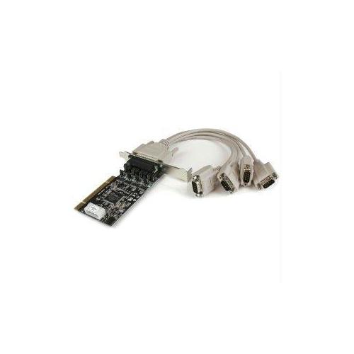 4-Port RS232 Serial PCIe Card with 5V/12V Selectable Power Output for PC - Ideal for Industrial Automation, POS Systems, and Data Communication
