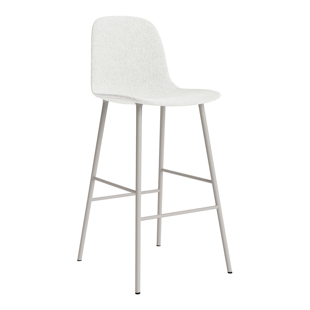 Modern Form Bar Chair - Fully Upholstered Counter Stool with Comfortable Seat - Perfect for Kitchen Islands, Breakfast Bars & Home Bars