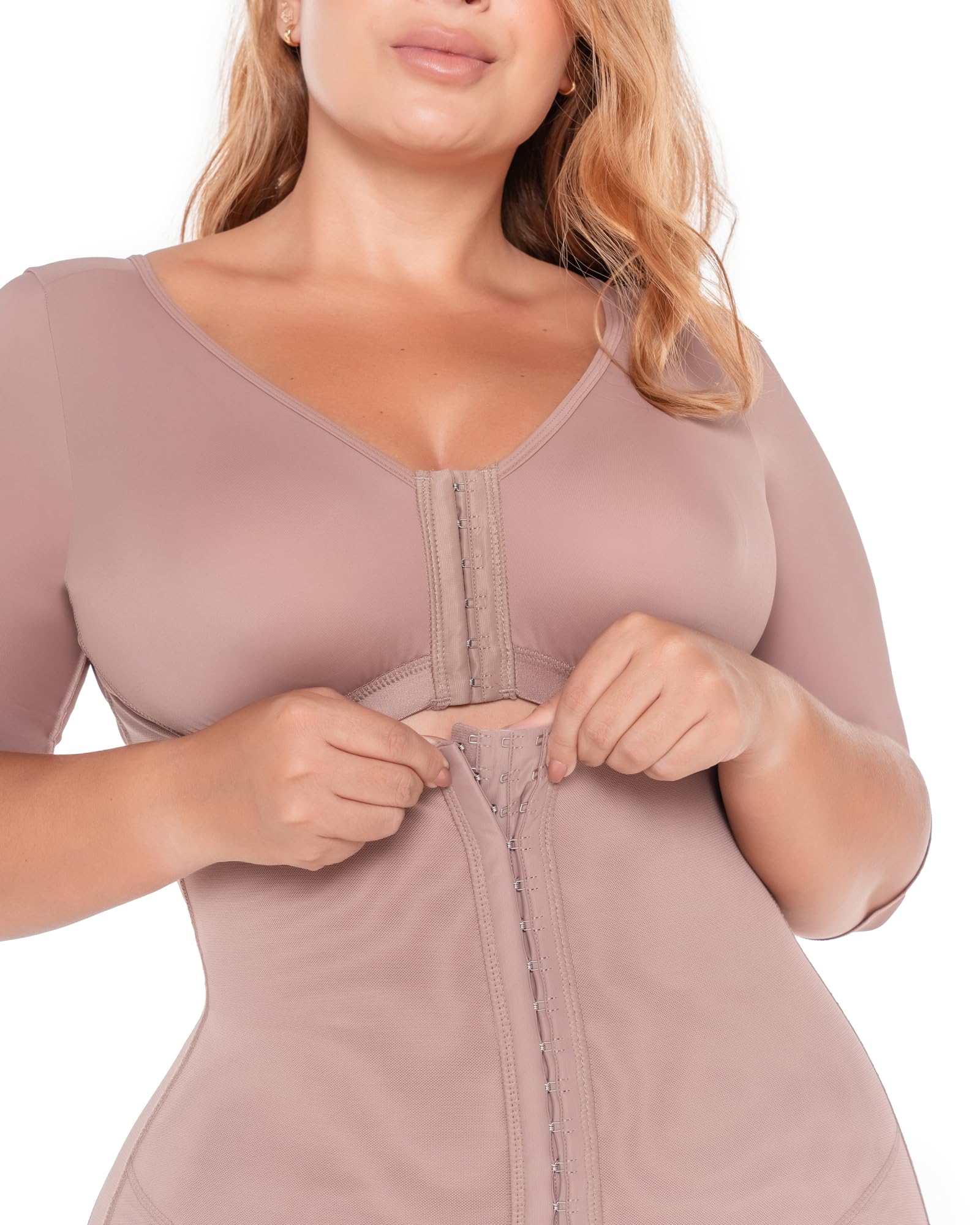 DELIE Fajas Colombianas 103 High Compression Shapewear Bodysuit - Tummy Control & Body Shaper for Women | Perfect for Postpartum, Workout & Everyday Wear