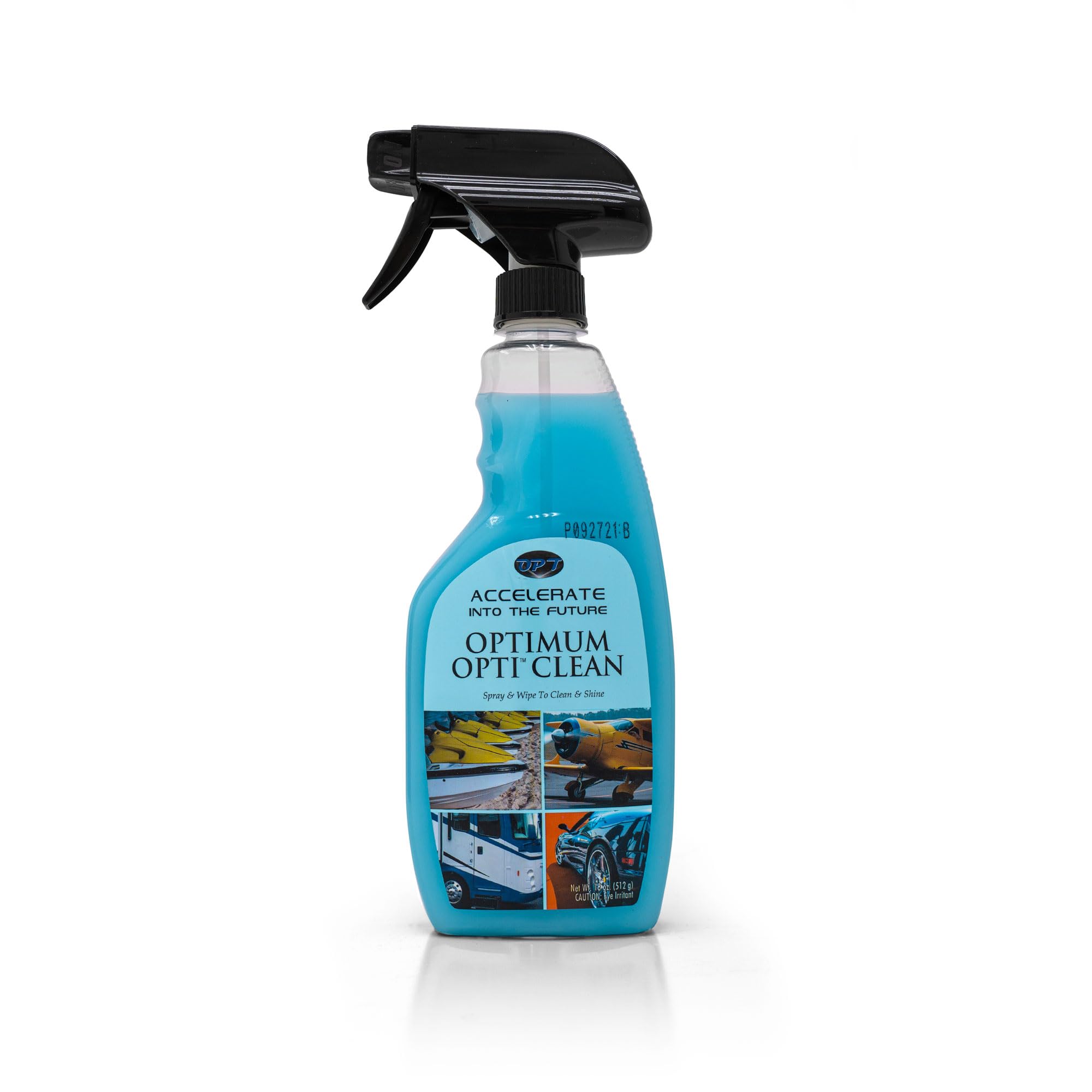 Opti-Clean Waterless Car Wash & Protect Spray - Ready to Use Polymer Protection for Cars, Trucks & Motorcycles (18 oz) - Perfect for Quick Cleaning, Detailing & On-the-Go Shine