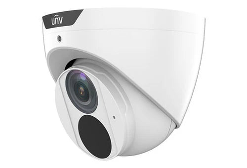 Uniview IPC3612SB ADF40KM I0 4.0mm 2MP HD LightHunter IR Fixed Dome Network Security Camera for Home & Business Surveillance