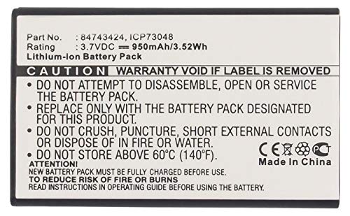 Synergy Digital Cordless Phone Batteries - 5-Pack Li-Ion 3.7V 950mAh Replacement Batteries for Polycom DECT 5020 Cordless Phones | Long-Lasting Power for Home & Office Communication